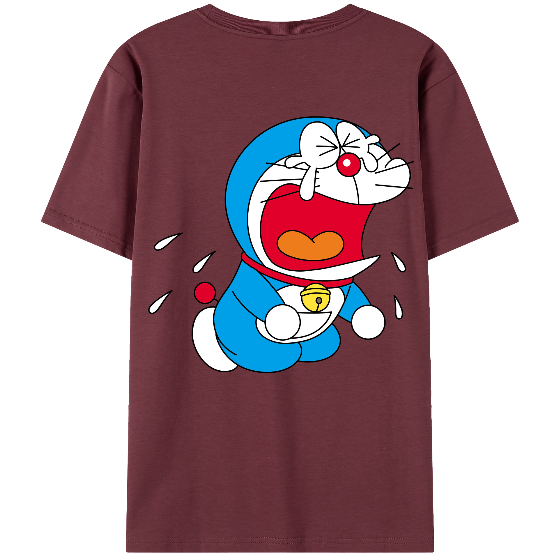 （画像用） ドラえもん Doraemon 綿100％半袖Tシャツ（背面プリント）